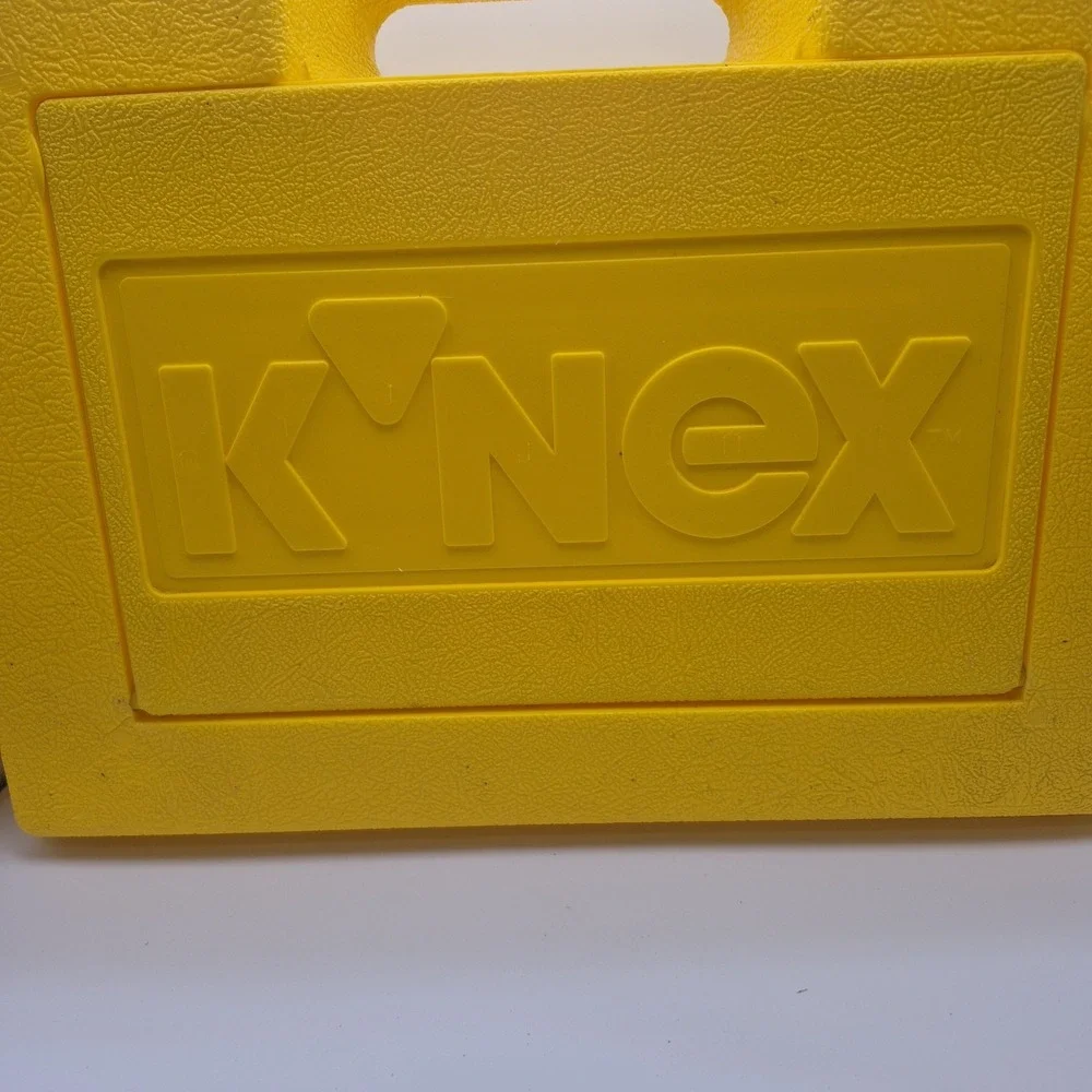 K'nex Yellow Traveling Case With A Lots Of Knex